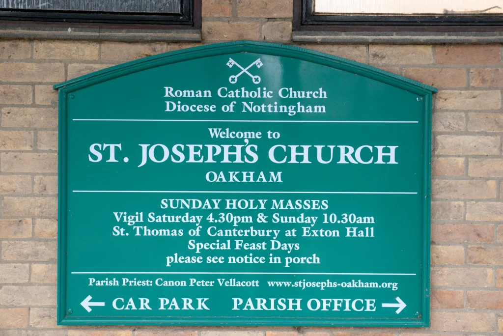 St Joseph's Sign