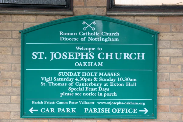 St Joseph's Sign