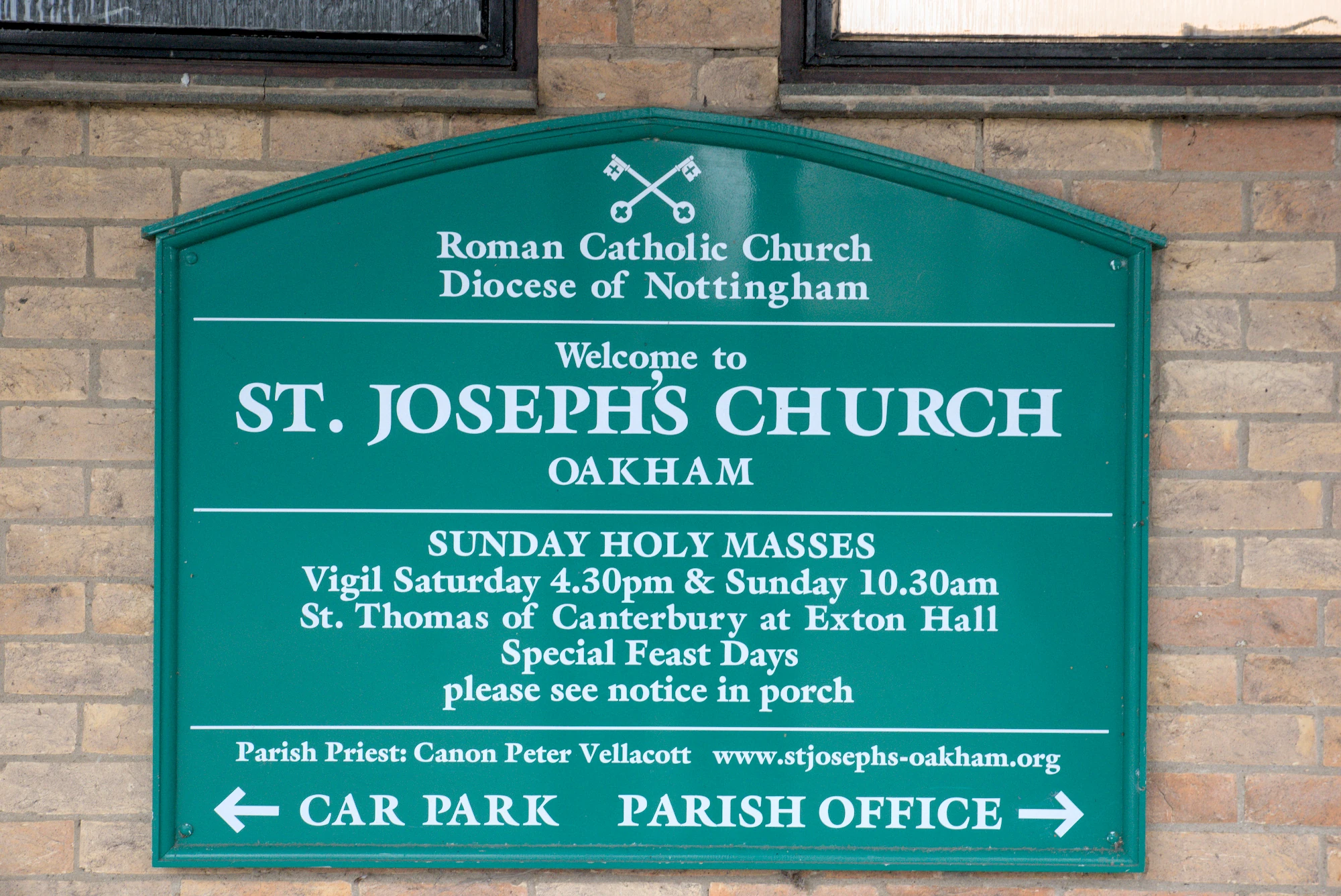 At St Joseph’s, Oakham, we can pray for you